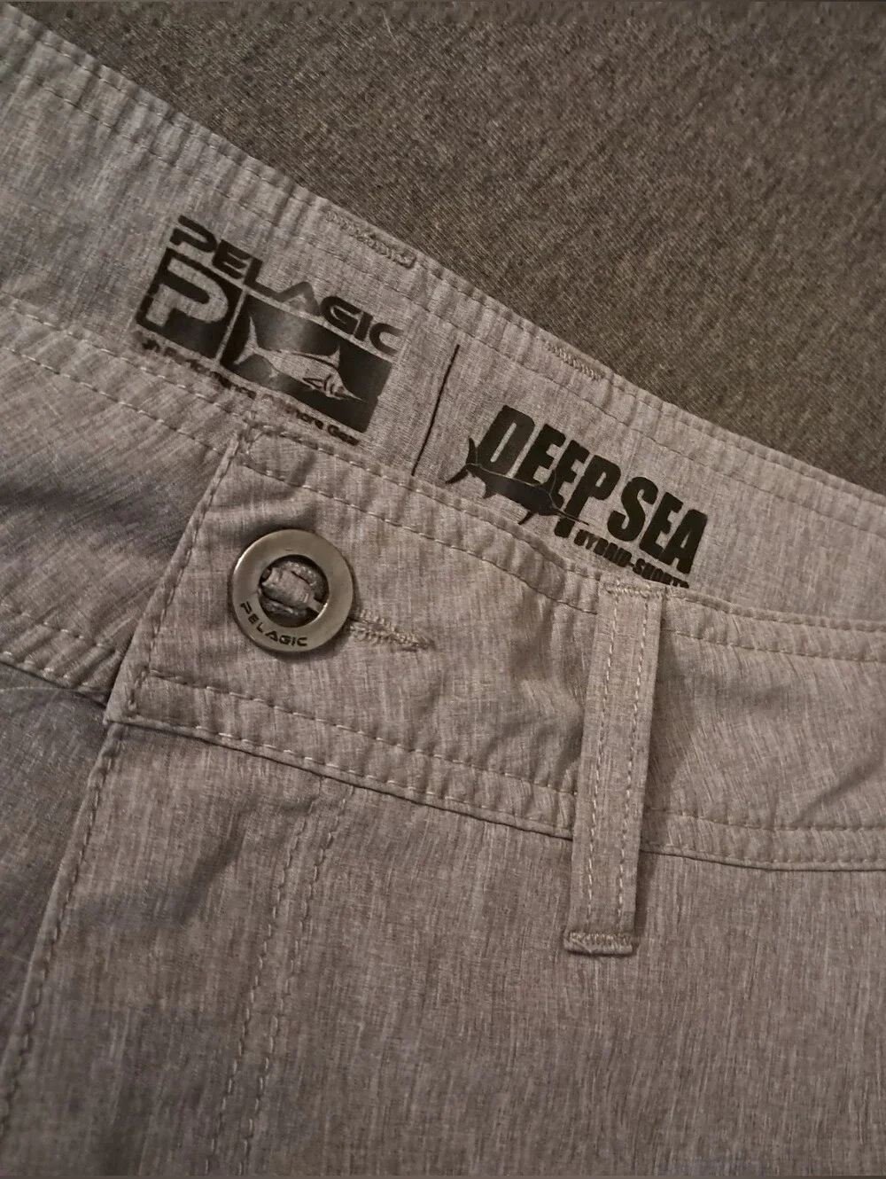 Pelagic Gray Flat-Front Size 32 Men’s Shorts